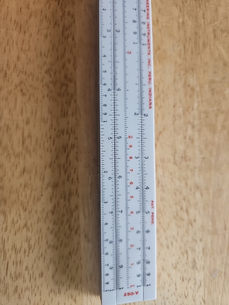 Slide Rule Engineering Instruments Inc. #250-V With Sleeve