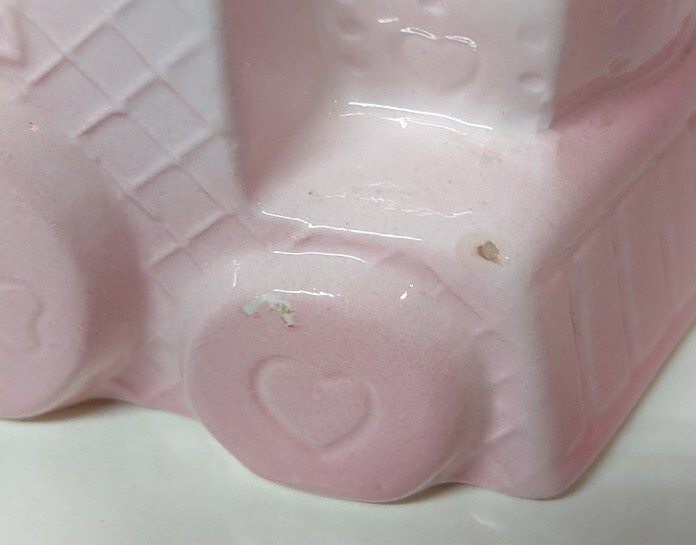 Ceramic Baby Train Planter Vase Decor