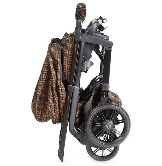 Fendi Baby Kids FF Logo Stroller