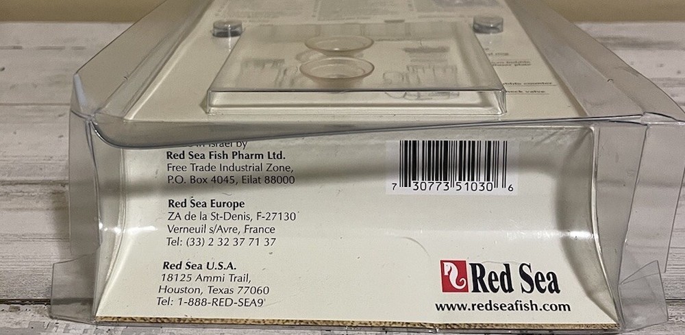 Red Sea CO2 Reactor 200 Micro Bubble Diffuser W/ Integrated Counter &Check Valve