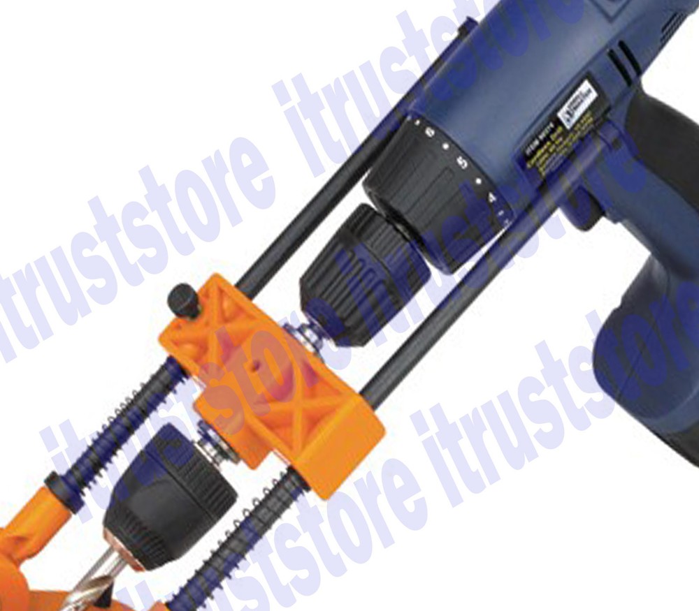 PORTABLE ADUSTABLE ANGLE PRECISION DRILL TOOL BIT GUIDE 45-90 DEGREE PROTRACTOR