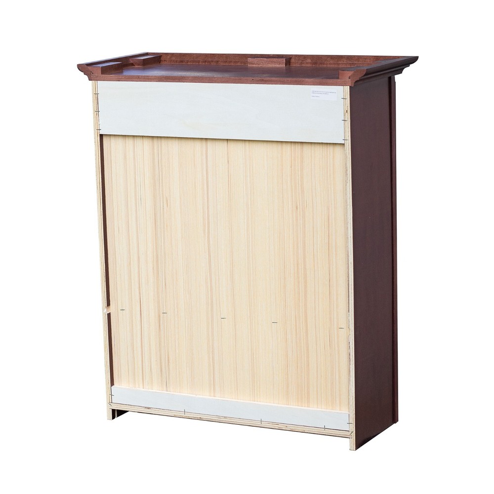 21X26 Merlot Bathroom Wall Cabinet