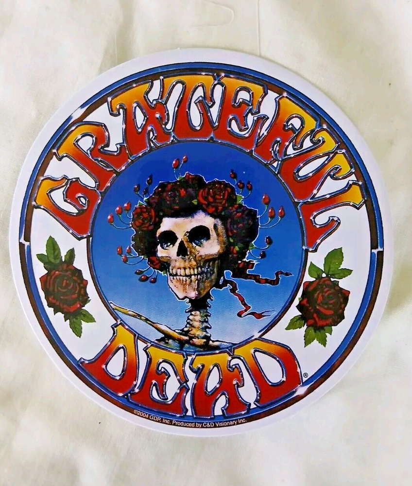 Grateful Dead Bertha Decal/Sticker 5" Round Licensed Dead