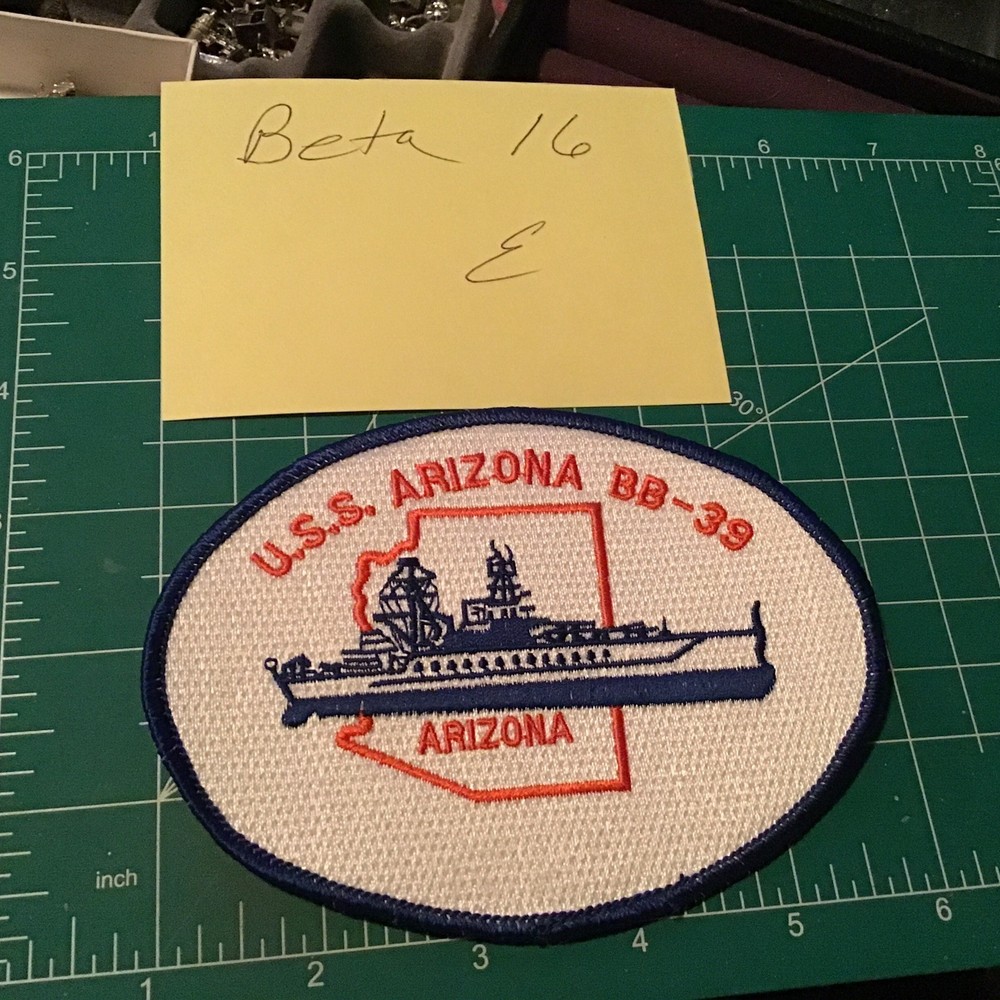 USS ARIZONA BB-39 Battleship Patch