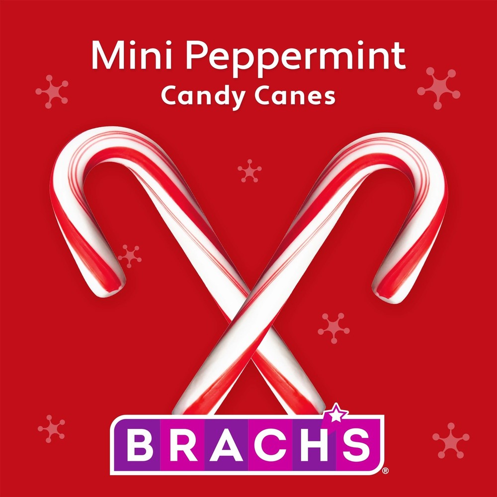 Brach's Mini Peppermint Candy Canes Christmas Candy Stocking Stuffers 260ct
