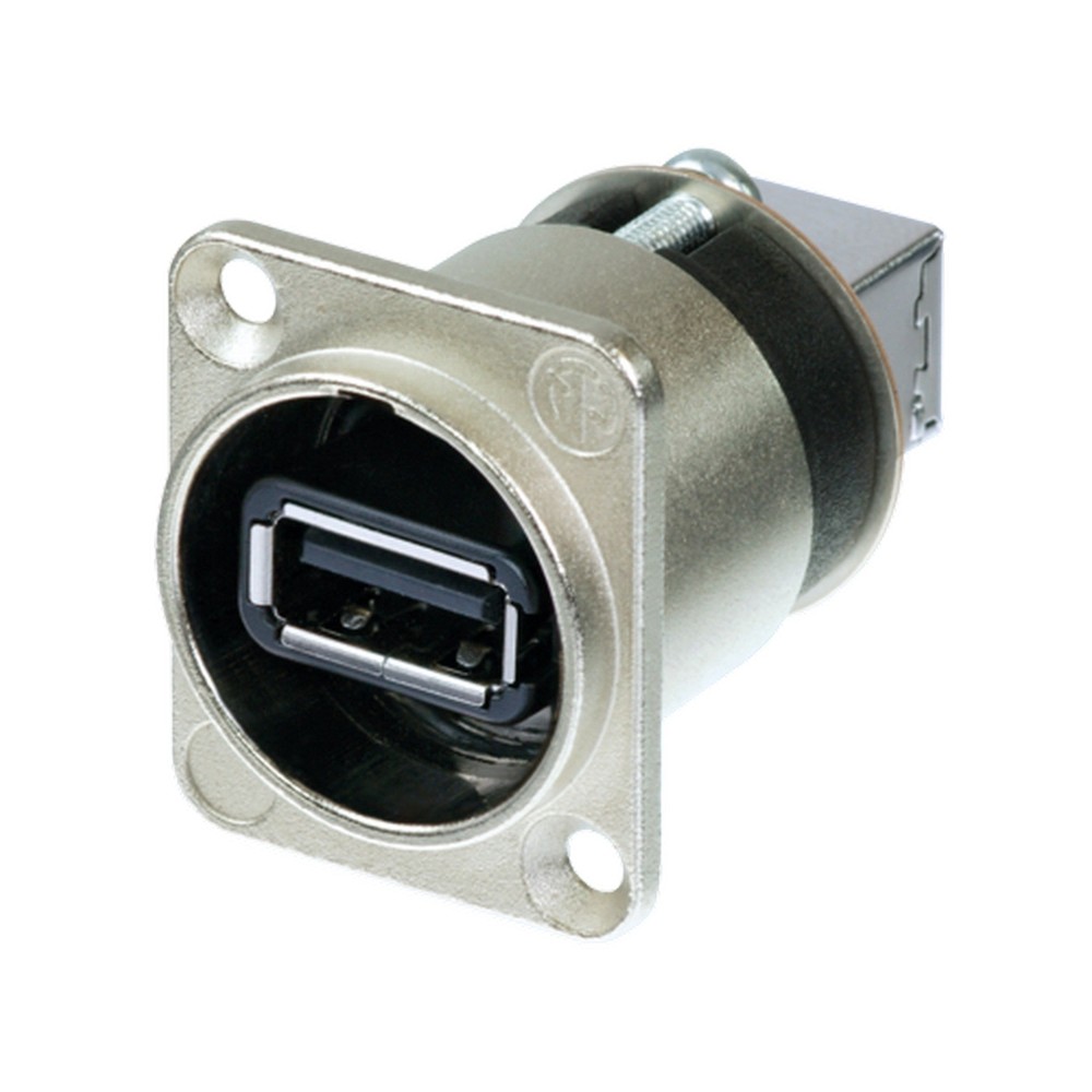 Neutrik NAUSB-W USB A to USB B Chassis Mounting Coupler