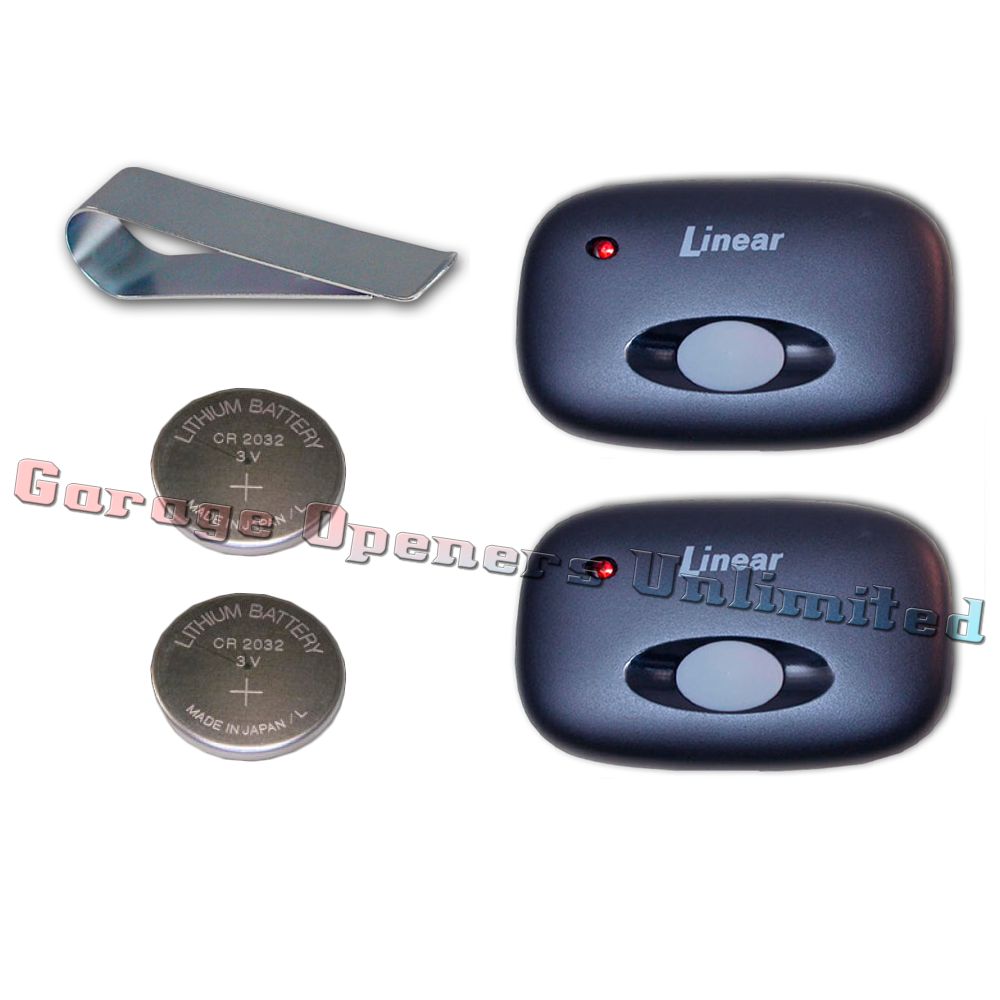 Mega Code / Linear MCT-11 (DNT00090) 1-channel Visor Remote Control - 2 Pack