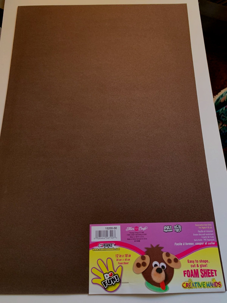CRAFTS/ CREATIVE HANDS FOAM SHEETS/ 5 SHEETS/ NEW