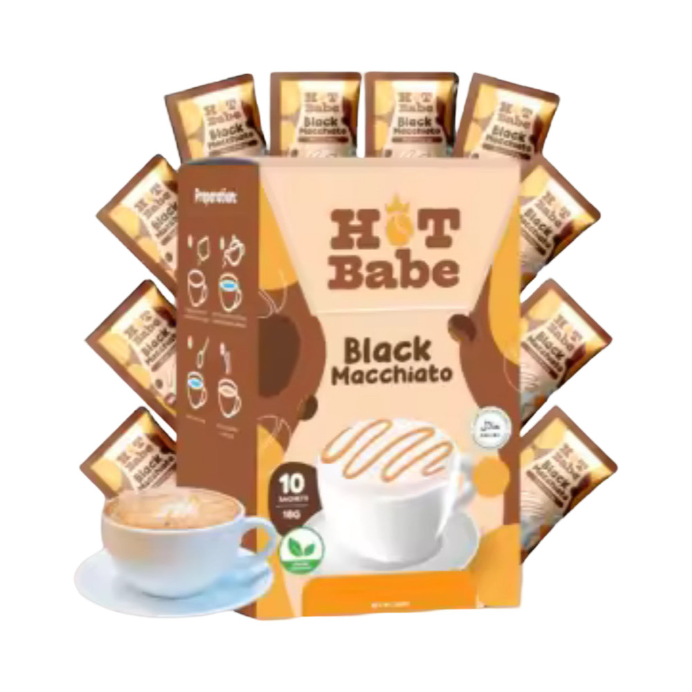 Hot Babe Black Macchiato, 10 Sachets