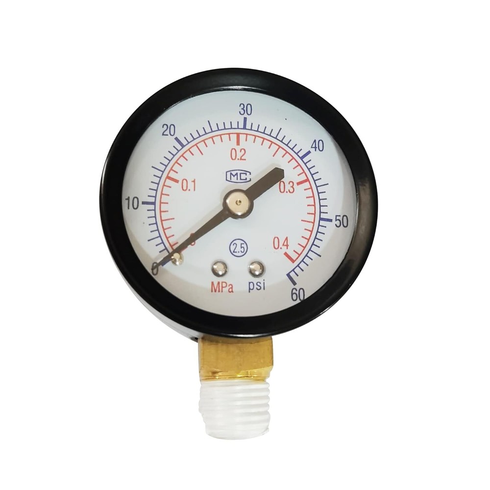 Pressure Gauge Replacement For Select Hayward Sand and D.E. Filter ECX270861