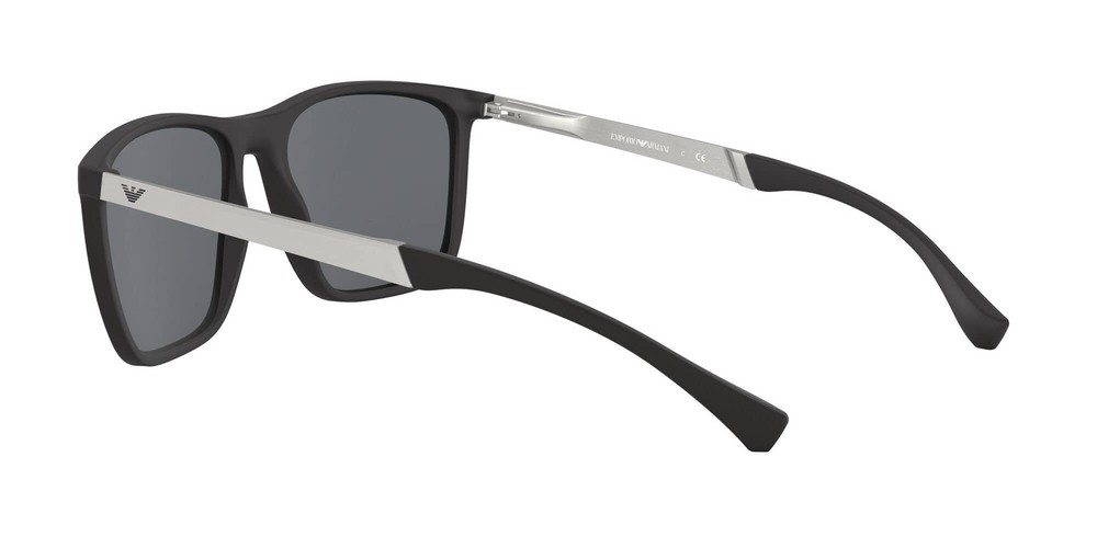 Emporio Armani Men's EA4150 5063/87 59mm Rectangular Sunglasses