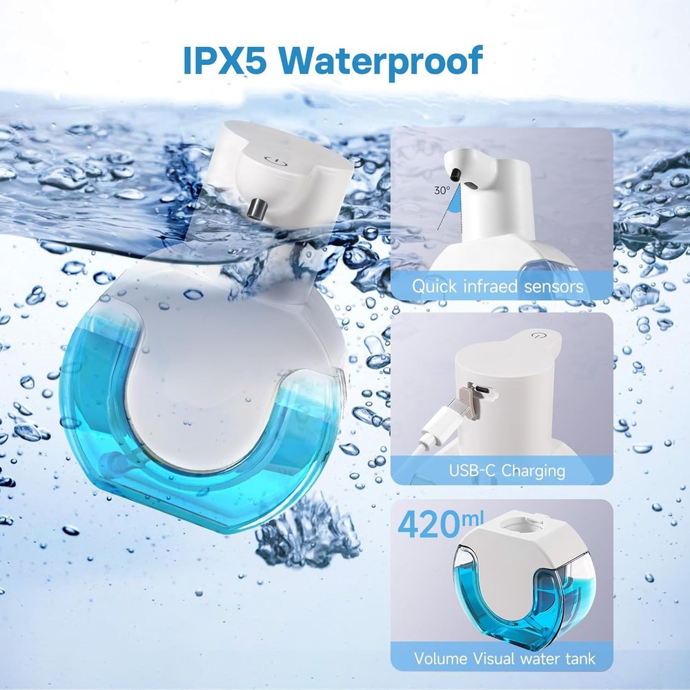 Automatic Foam Soap Dispenser,Touchless Automatic Foam Soap Dispenser