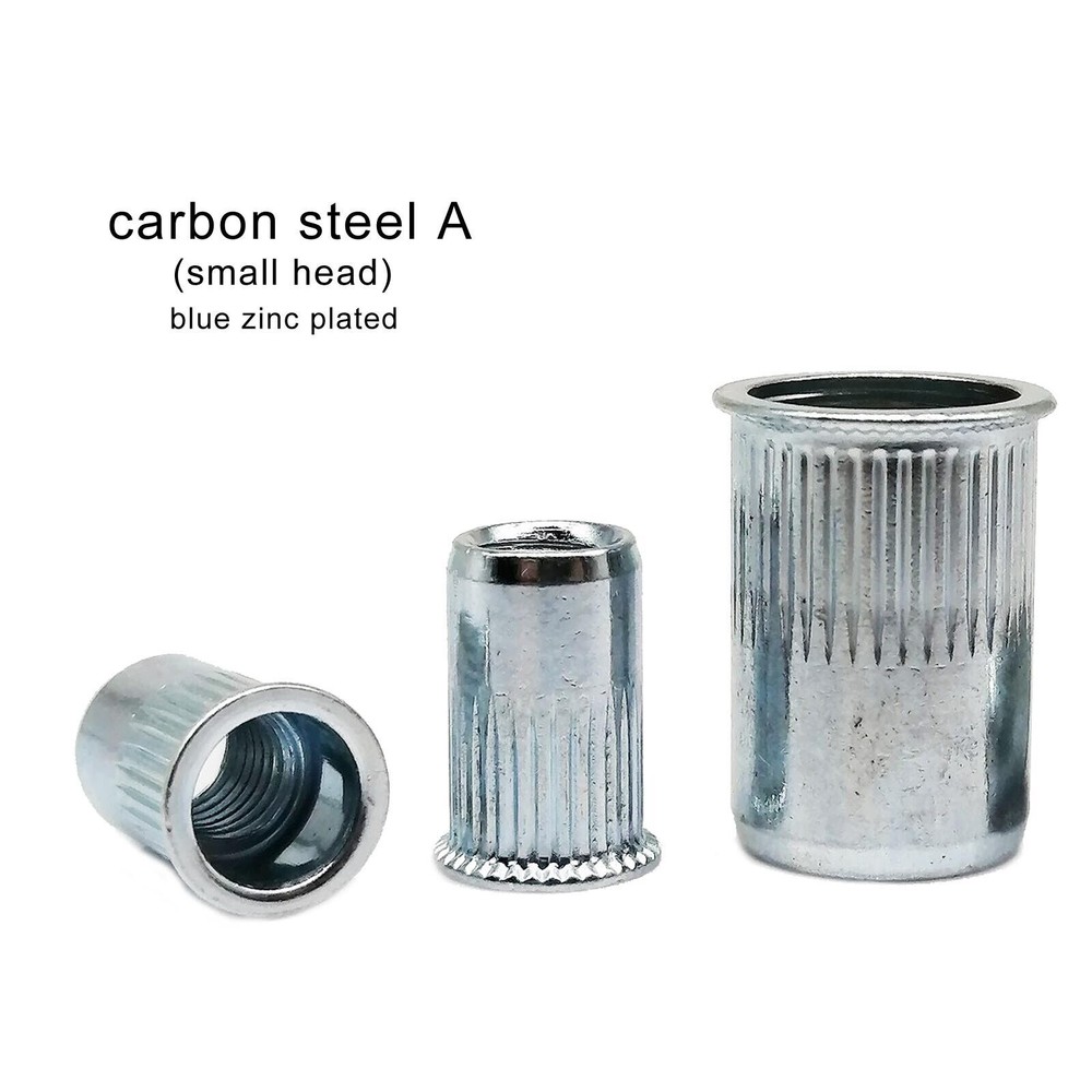 M3 M4 M5 M6 M8 M10M12 Flat Head Threaded Binding Rivet Nut Insert Rivnut Nutsert