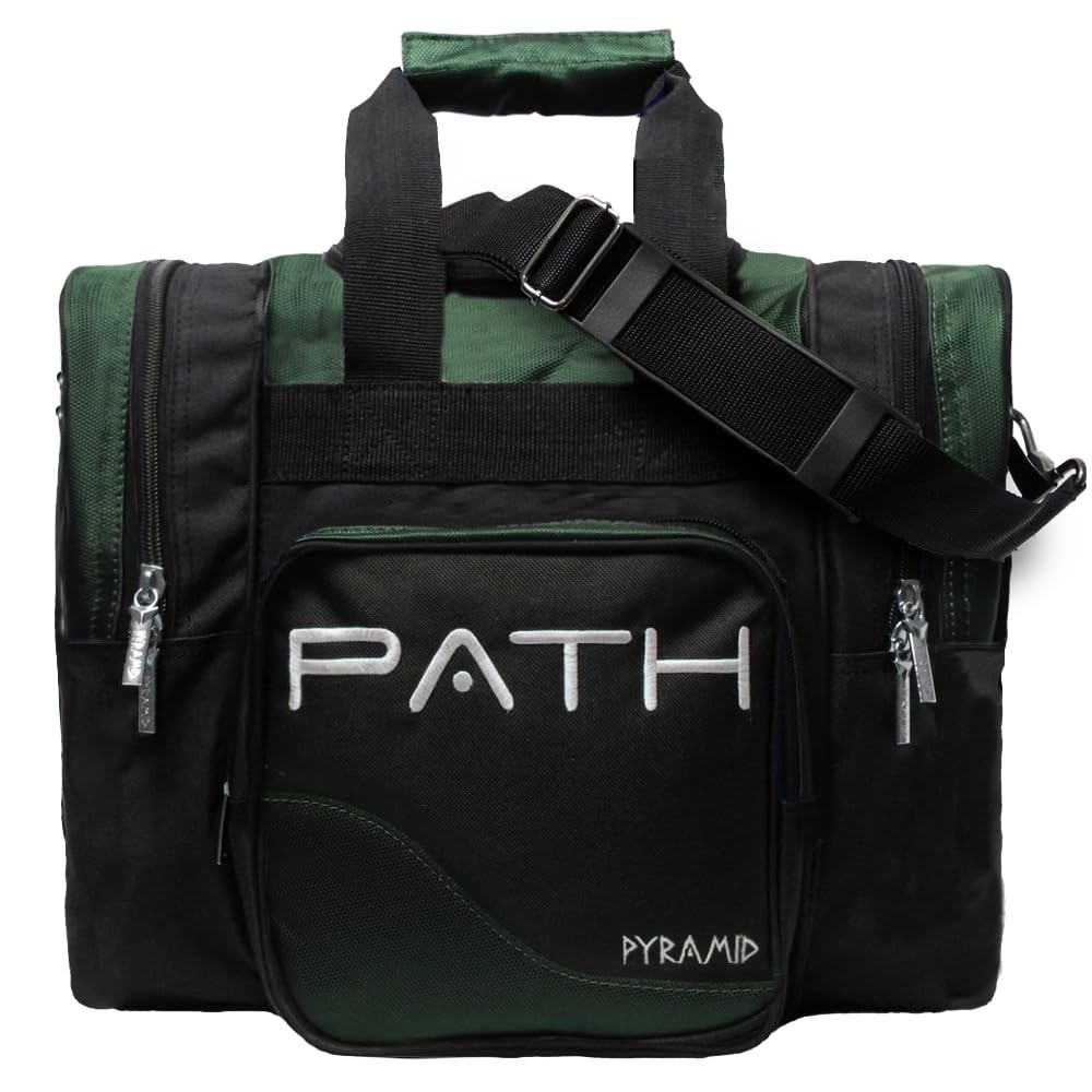 Path Deluxe Single Tote - Black/Hunter Green