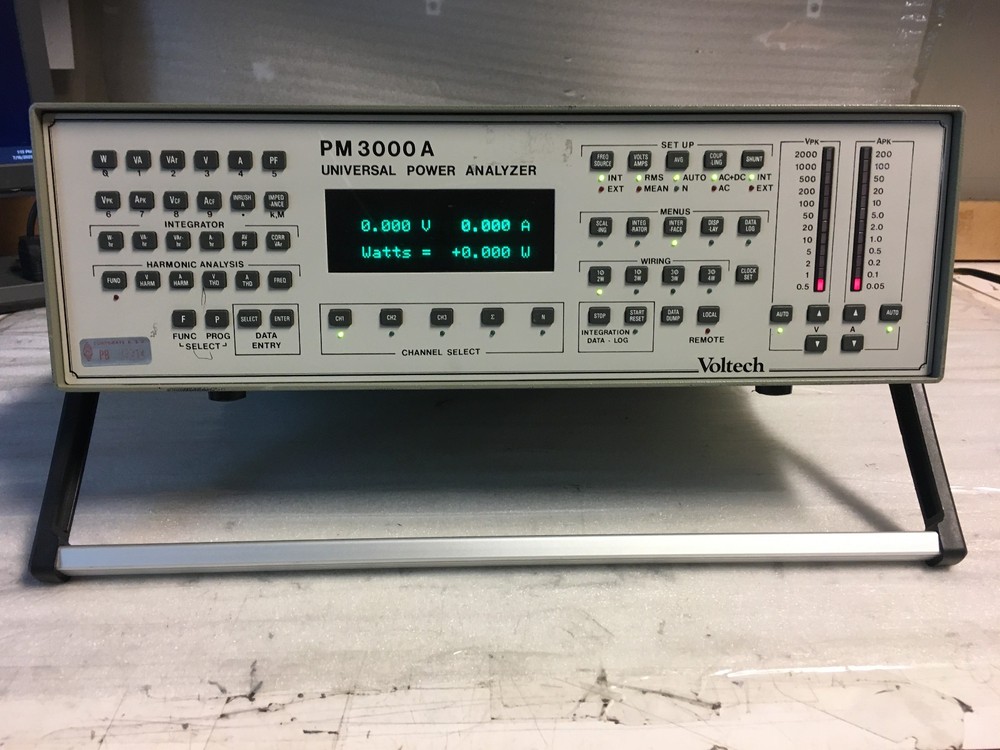 VOLTECH PM3000A Universal Power Analyzer