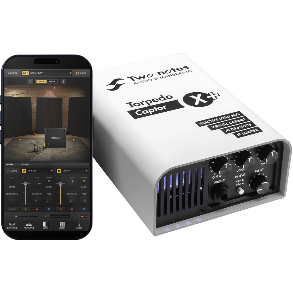 Two Notes Engineering Torpedo Captor X+ 16 Ohm Compact Reactive Load Box