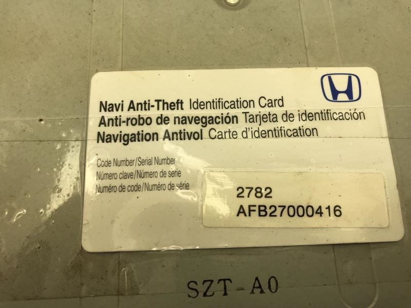 Info-GPS-TV Screen Navigation Dash Mounted Fits 11 CR-Z 357148