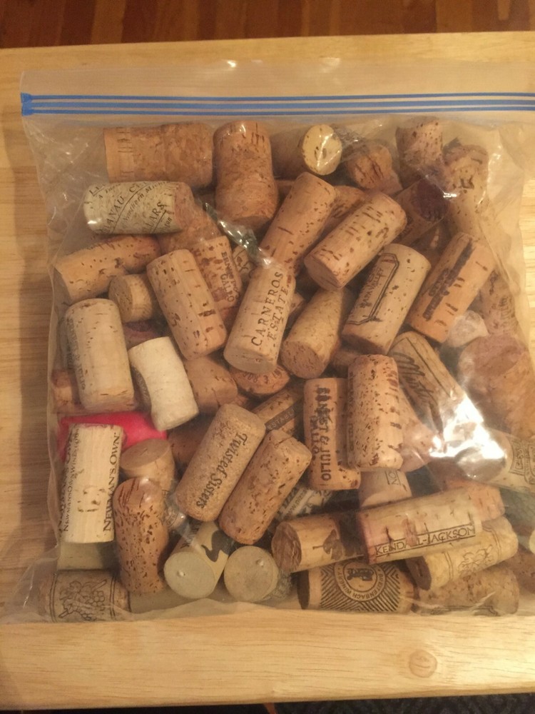 Wine Corks 1.6 Pound Bag Clean and Great for Crafting
