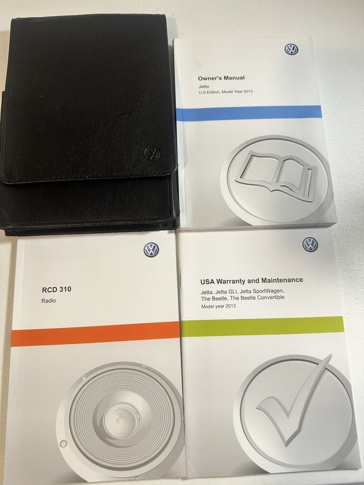 2013 Volkswagen Jetta Owner's Manual Set