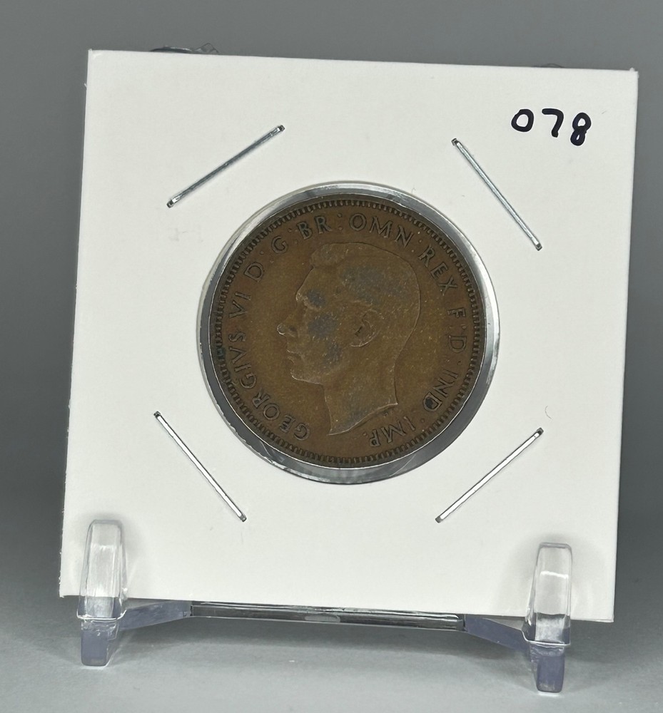 1938 Great Britain - Half Penny Coin