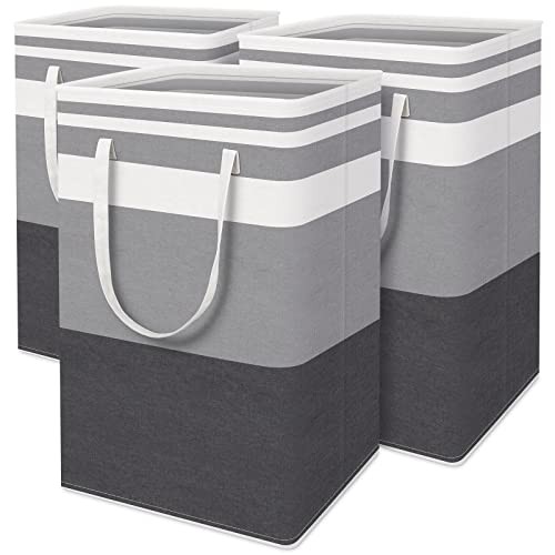 -Pack Large Laundry Basket,Each Waterproof, Freestanding Laundry Hamper, 75L 3