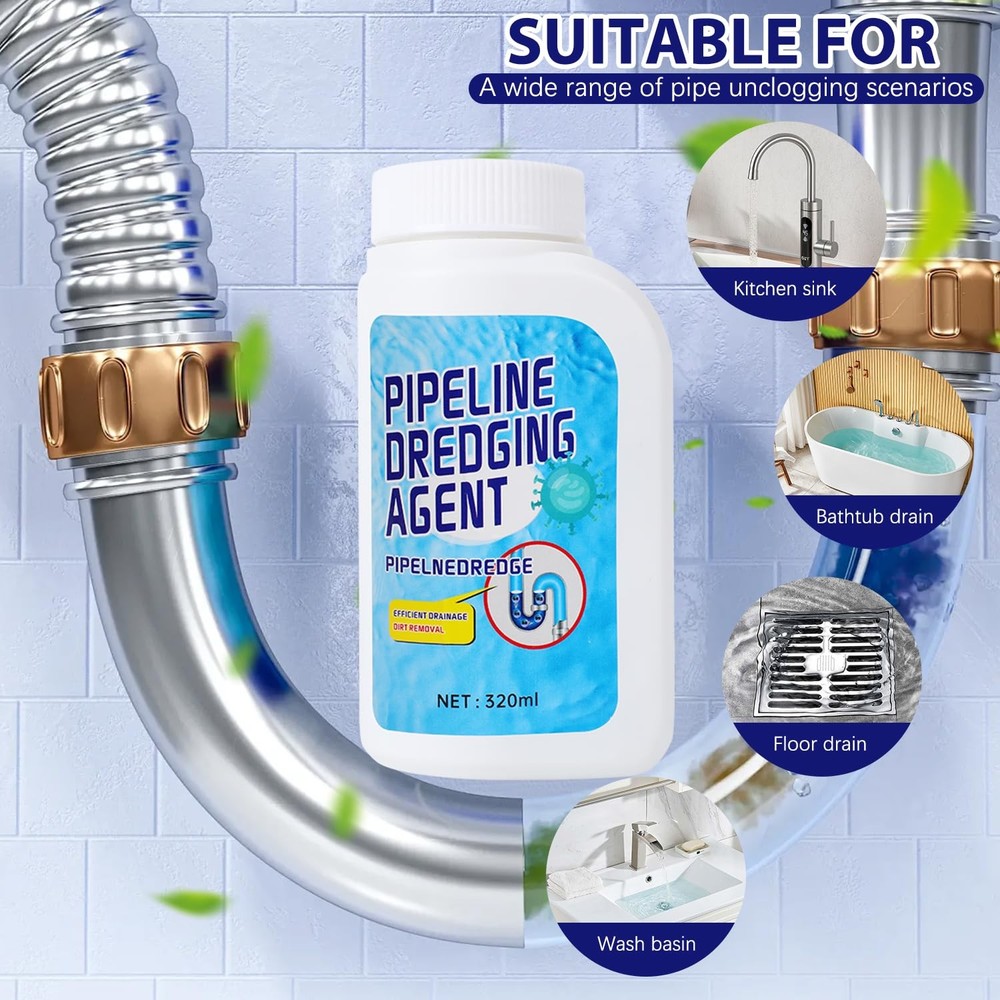 Powerful Pipe Dredging Agent,Pipeline Agent,Powerful Quick 1Pc