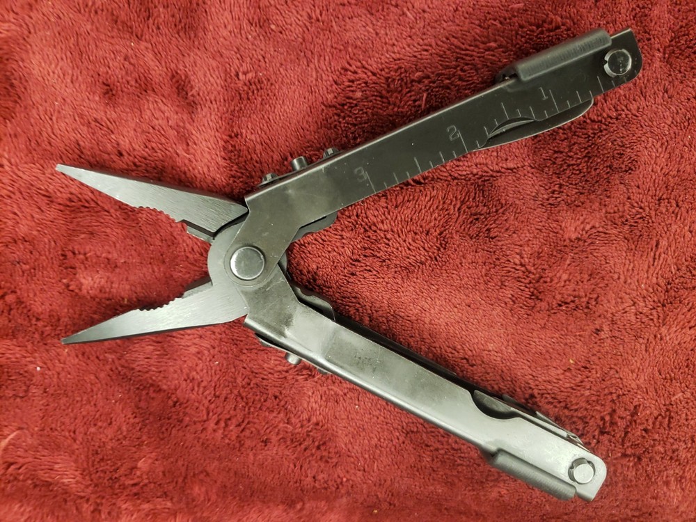 🔪 Gerber Multi Tool Black Needlenose MP600 Drop Point Blade 6ck needle nose