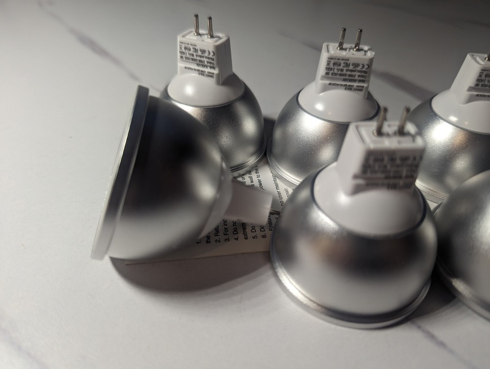 Mr16 Smart LED Bulb Gu5.3 Base Wifi Controlled 6 Pack