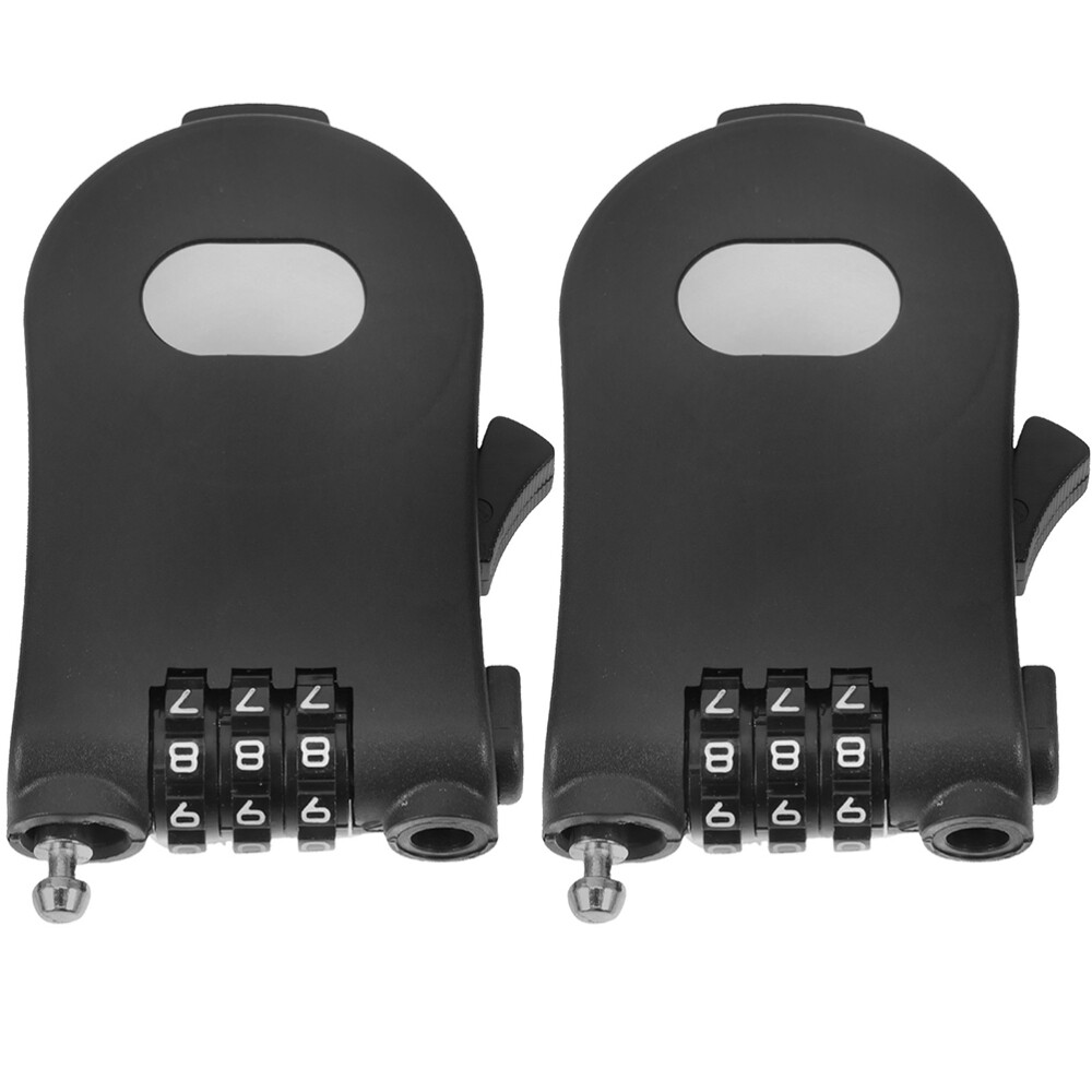 2 Pcs Adjustable Cable Security Combination Lock Steel Wire Password Rope
