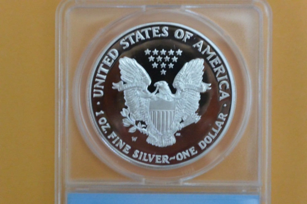 2001-W Silver Eagle ANACS PR70 DCAM