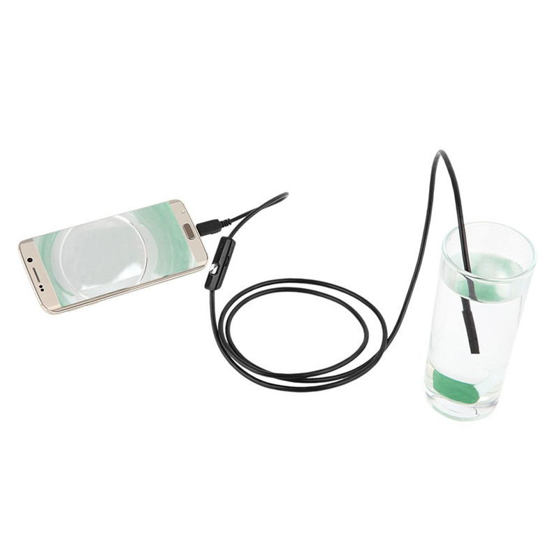 2M 5.5mm Android Endoscope Waterproof Snake Borescope USB Inspection Camera USA