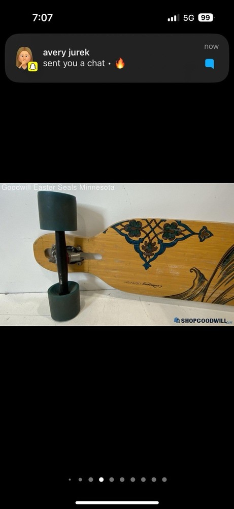 Vintage Loaded Dervish Longboard 42” Flex 2