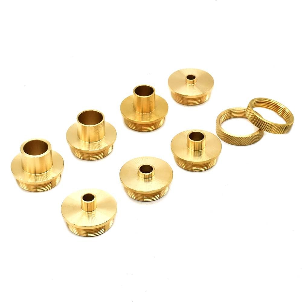 19604 Brass Router Bushing Set 9piece