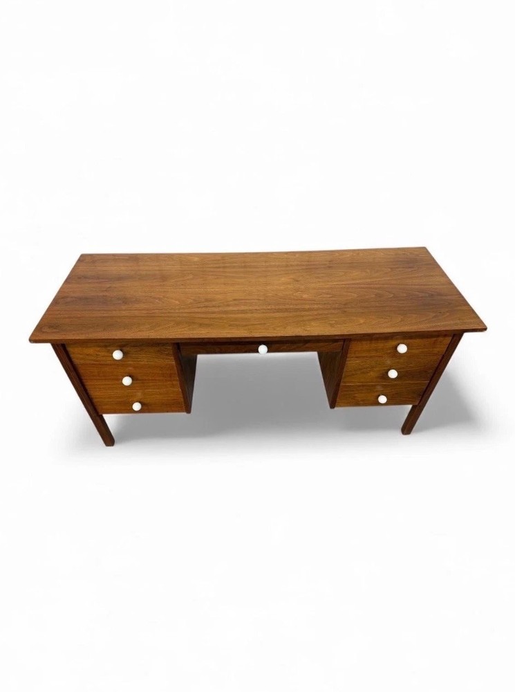 Mid-Century Modern Walnut Writing Desk