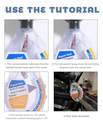 Coolant Tester,Professional Automotive Tool Dial Type Battery Liquid