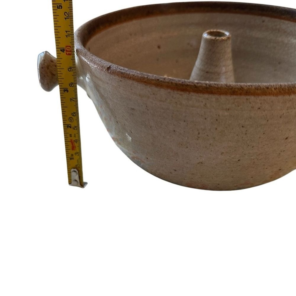 Vintage Stoneware Funnel Steam Pot
