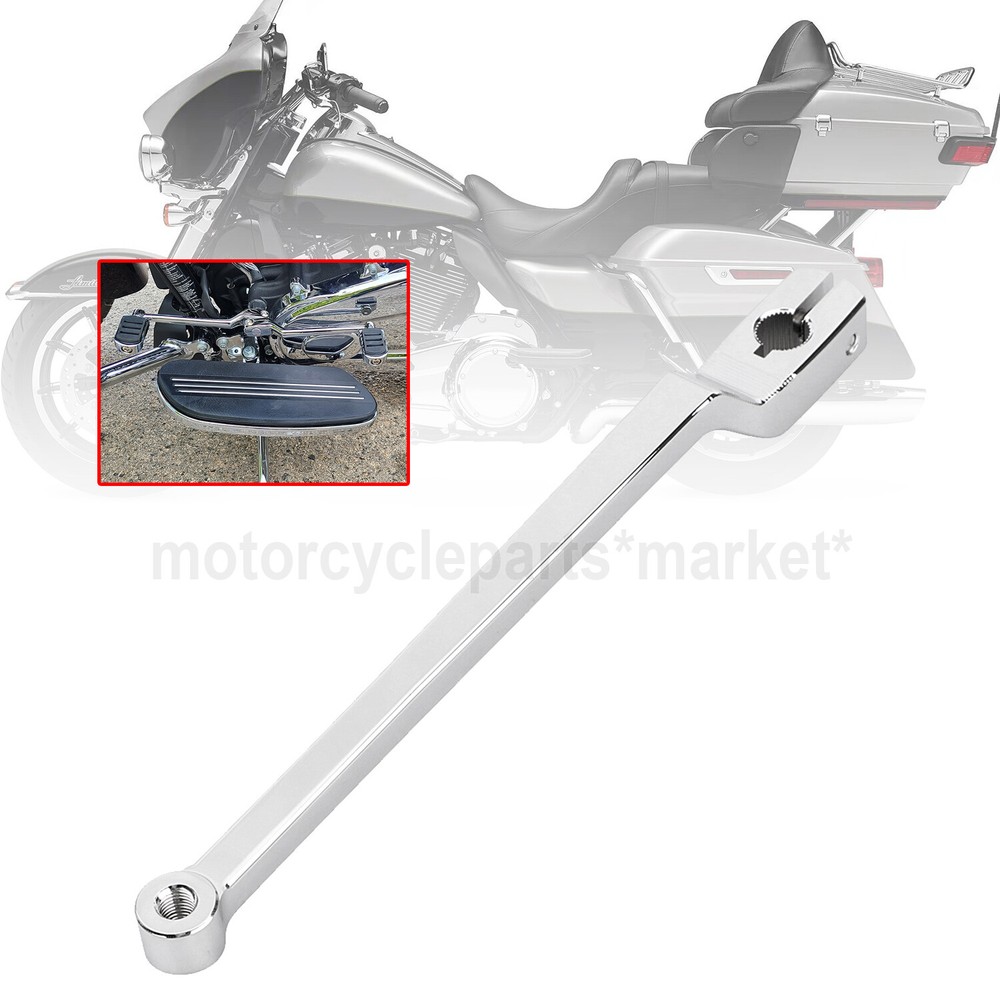 9.84" Extend Chrome Front Toe Shift Shifter Lever For Harley Road Glide Softail