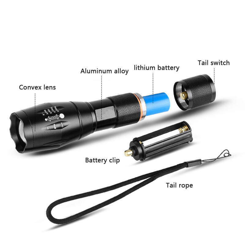 2 Pack UV Torch Ultra Violet+White Lights LED Flashlight Blacklight Lamp 2 Modes