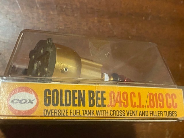 Vintage Cox Golden Bee .049 Model Airplane Engine