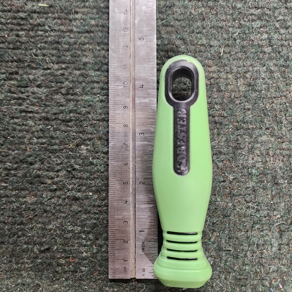 Green Hi-Vis File Handle Single Carded Hand Tool Handle