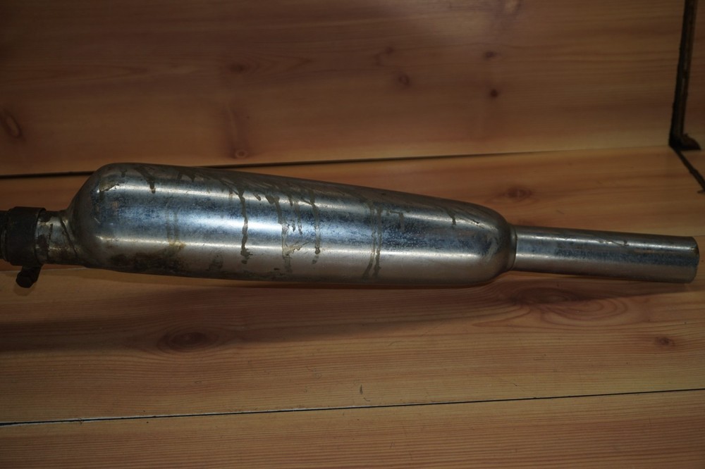 1950 - 1960 Triumph Left Side Exhaust Muffler Header Head Pipe