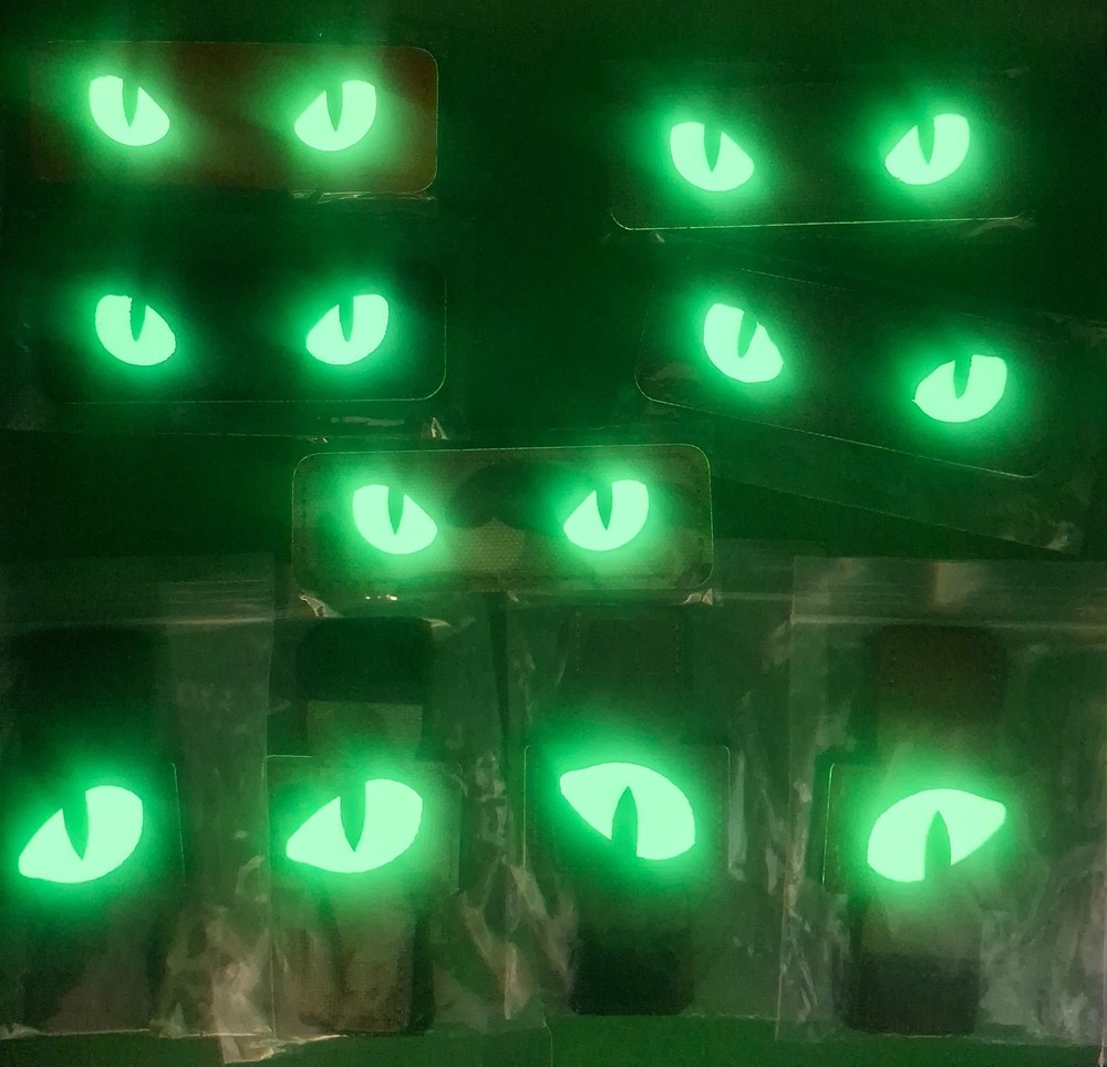 Tactical Glowing Wolf Eye Patches