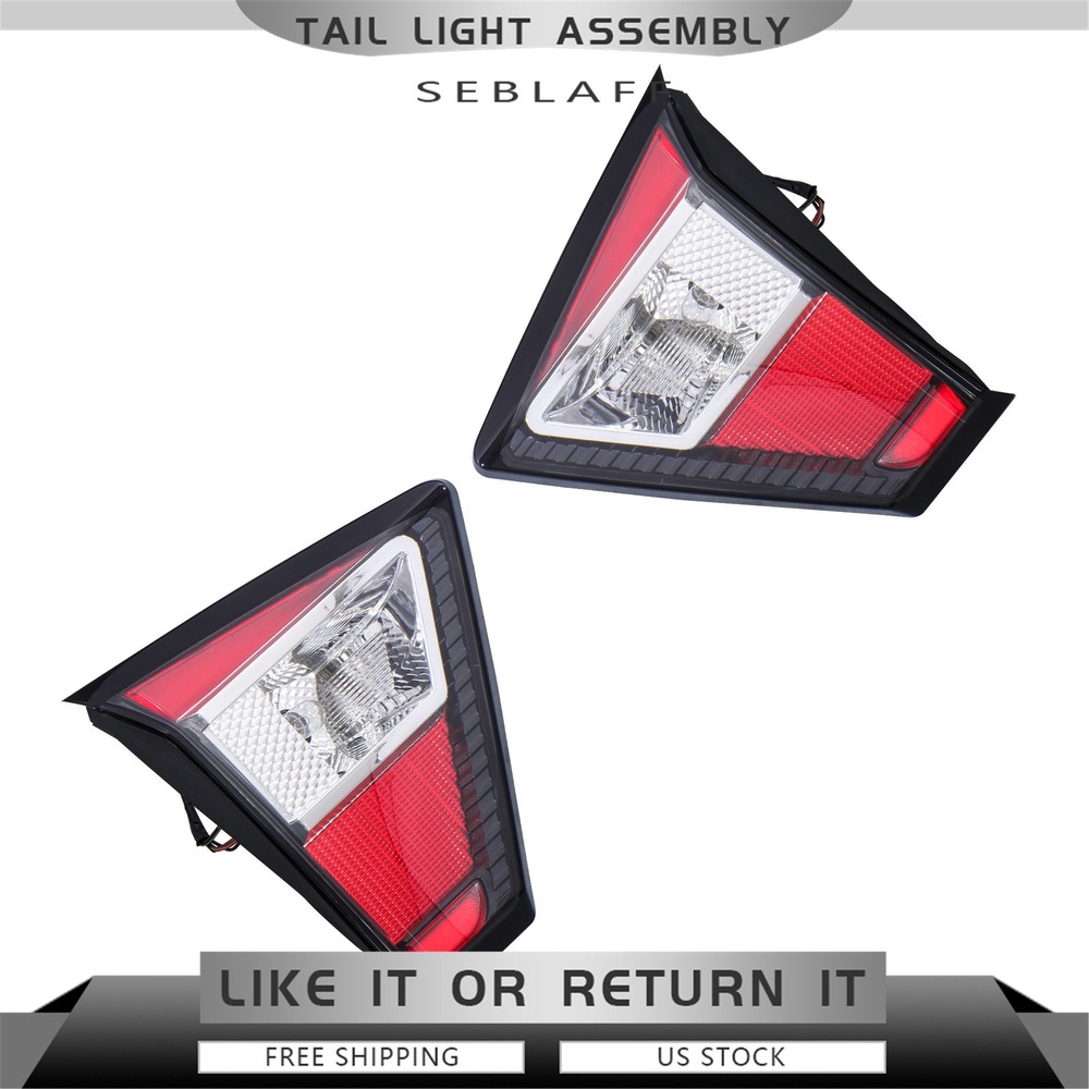 Halogen Tail Lights For Ford Escape 2017-2019 Rear Left&Right Inner Tail Lamps