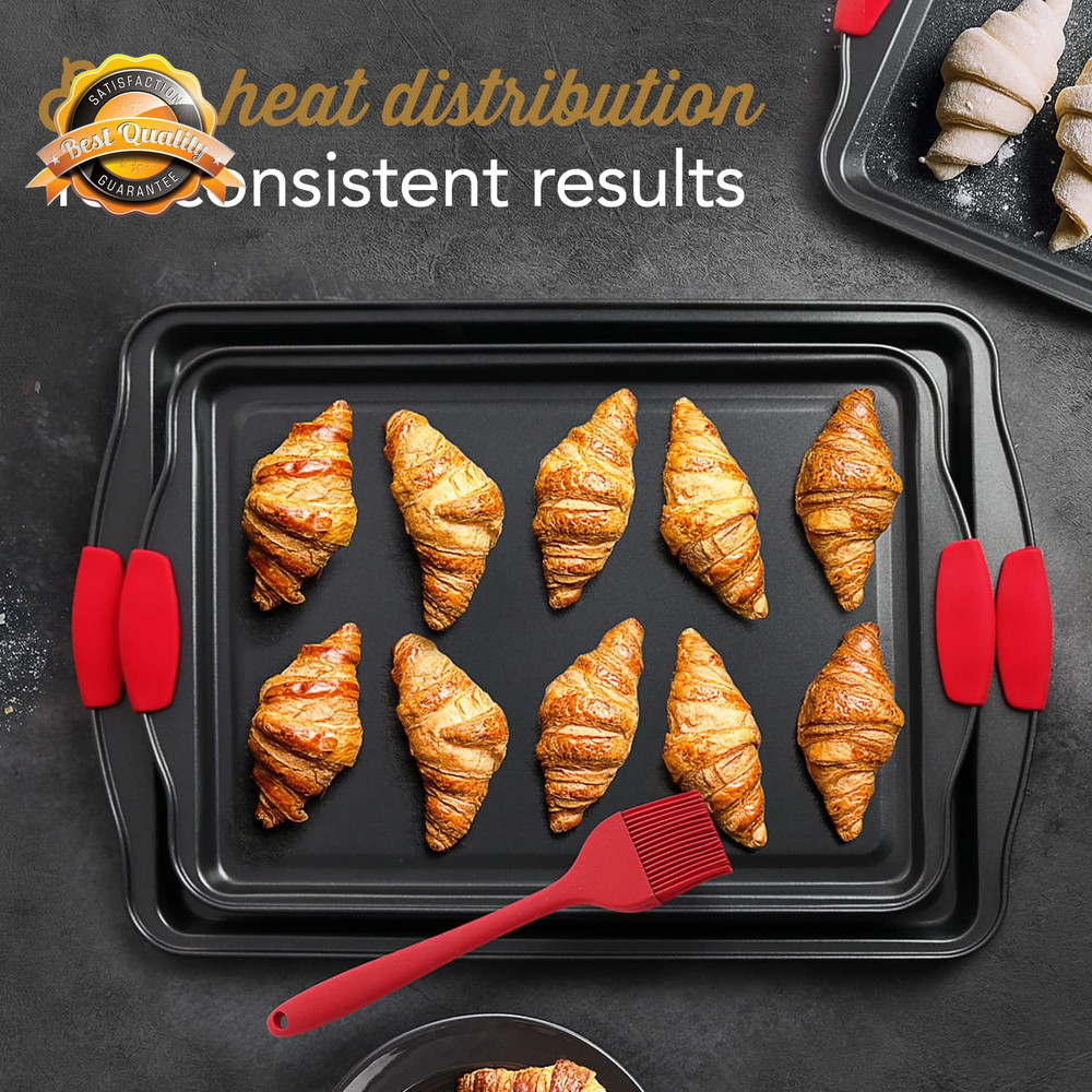 39 Piece Nonstick Baking Pan Set Bakeware Oven Set Black