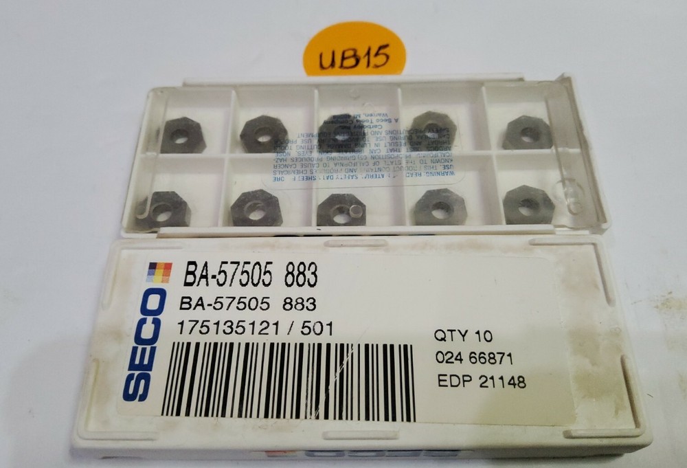 SECO  BA-57505 883 CARBIDE INSERTS, 10 PCS