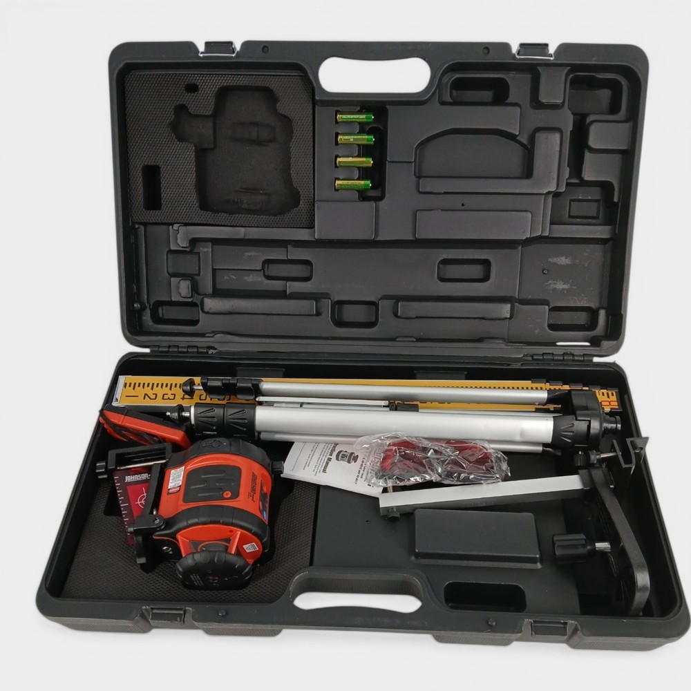 Johnson Level 40-6519 Self-Leveling Rotary Laser Level System - Untested