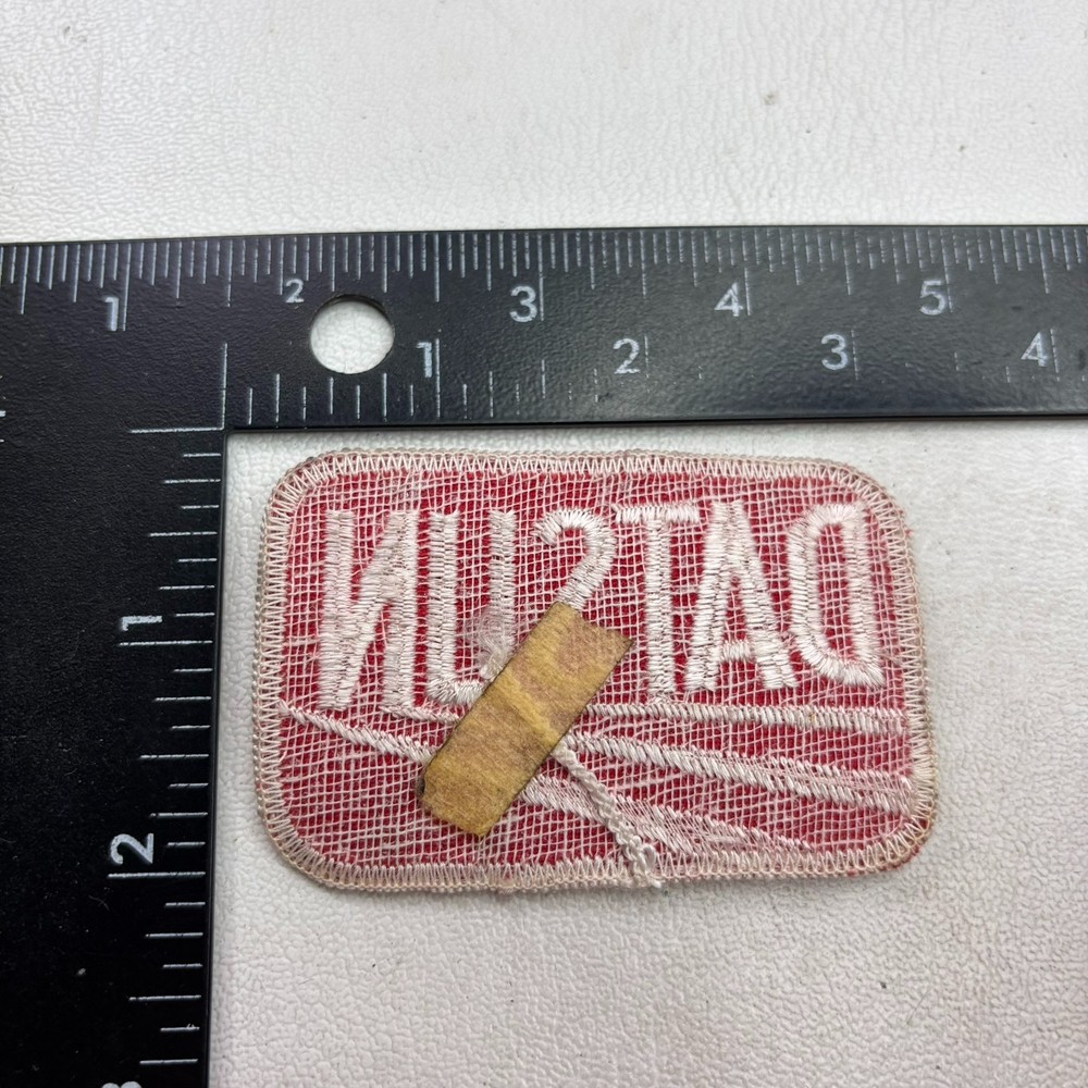 Vintage Red & White DATSUN Car Auto Patch 00.8