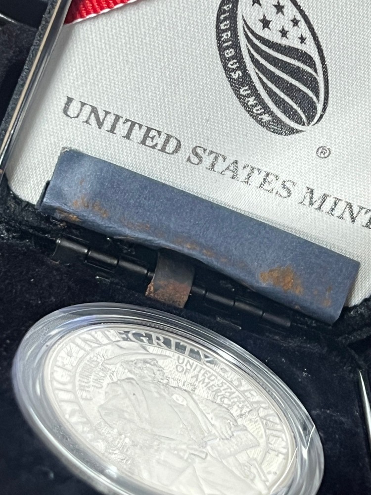 2015 P US Marshall Service US Mint Commerative Proof Silver Dollar Box & COA
