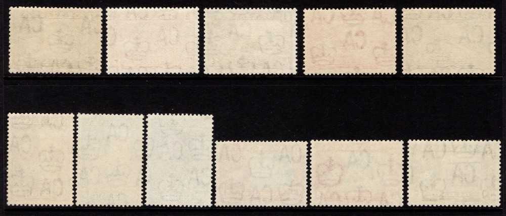 Kedah 1957 Complete set SG 92-102 Mnh.