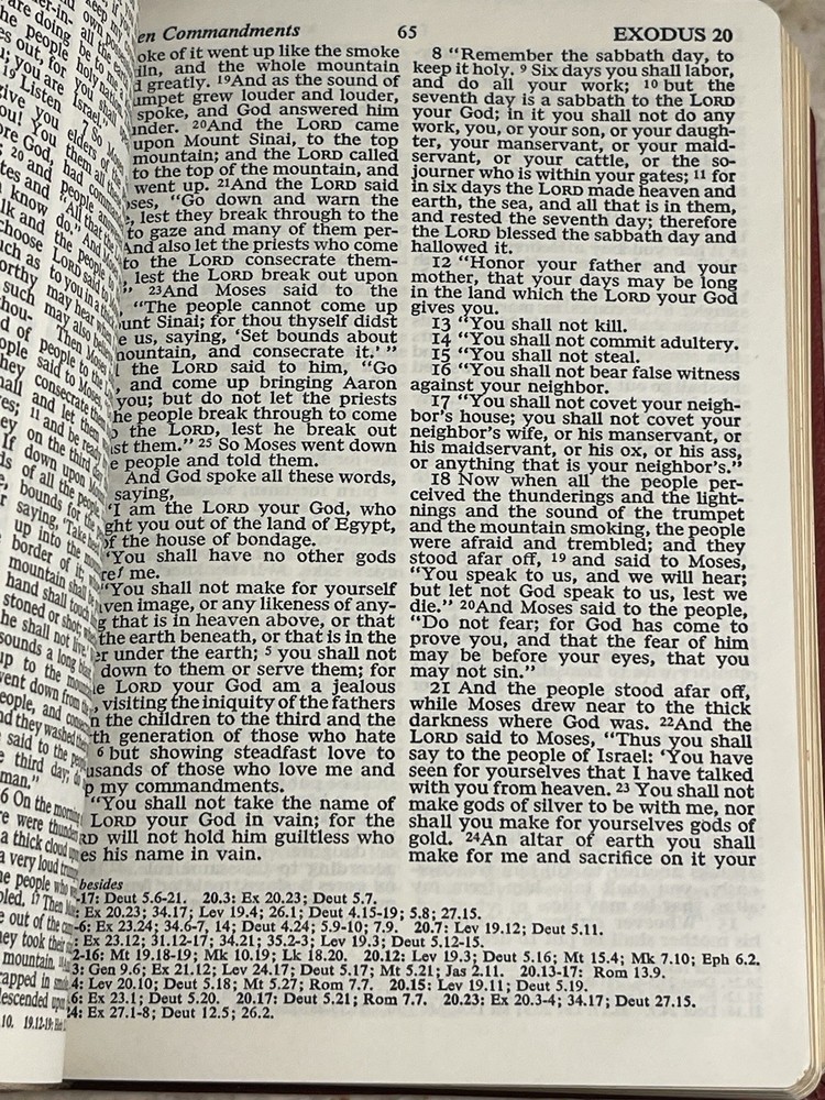 Popular Gift Bible 1962 With Original Gift Box